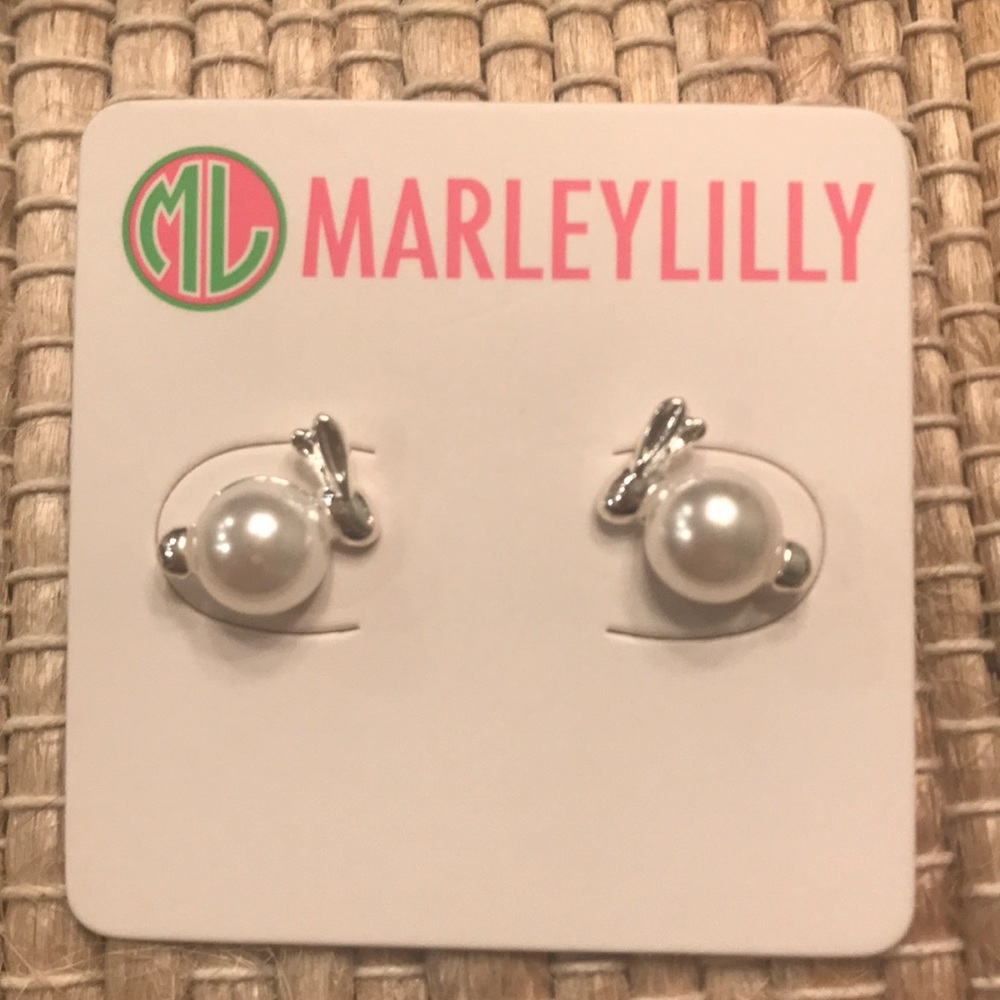 MARLEYLILLY Bunny Pear earrings